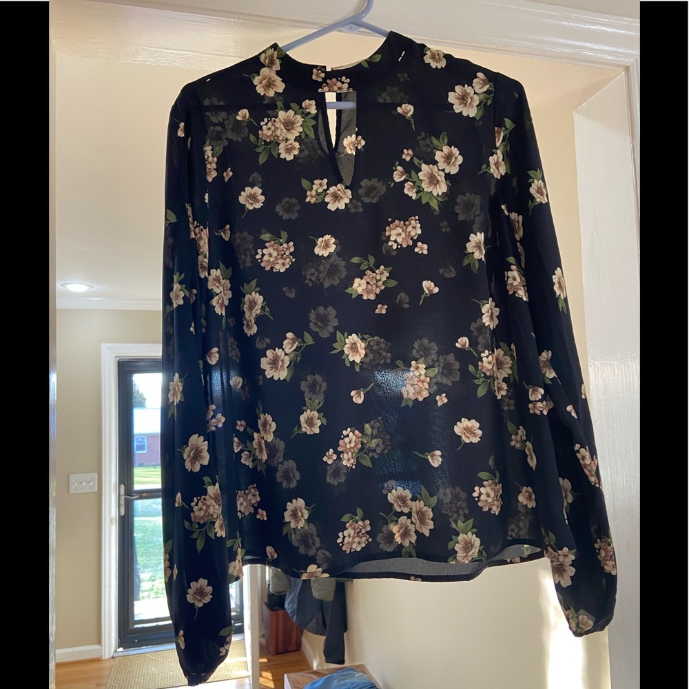 Sheer Monteau Long Sleeved Shirt XL